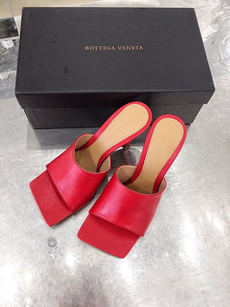 Bottega Veneta BV Stretch Sandals 610538 Red