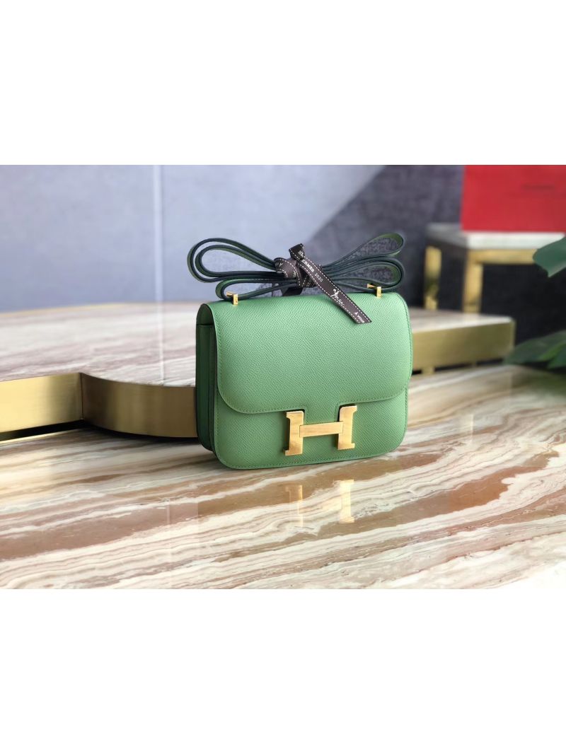 Hermes Constance in Avocado Epsom leather crossbody bag