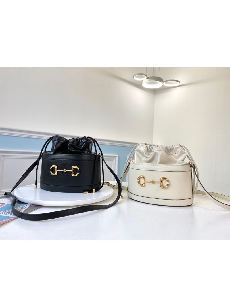 Gucci 1955 Horsebit bucket bag 602118 Black