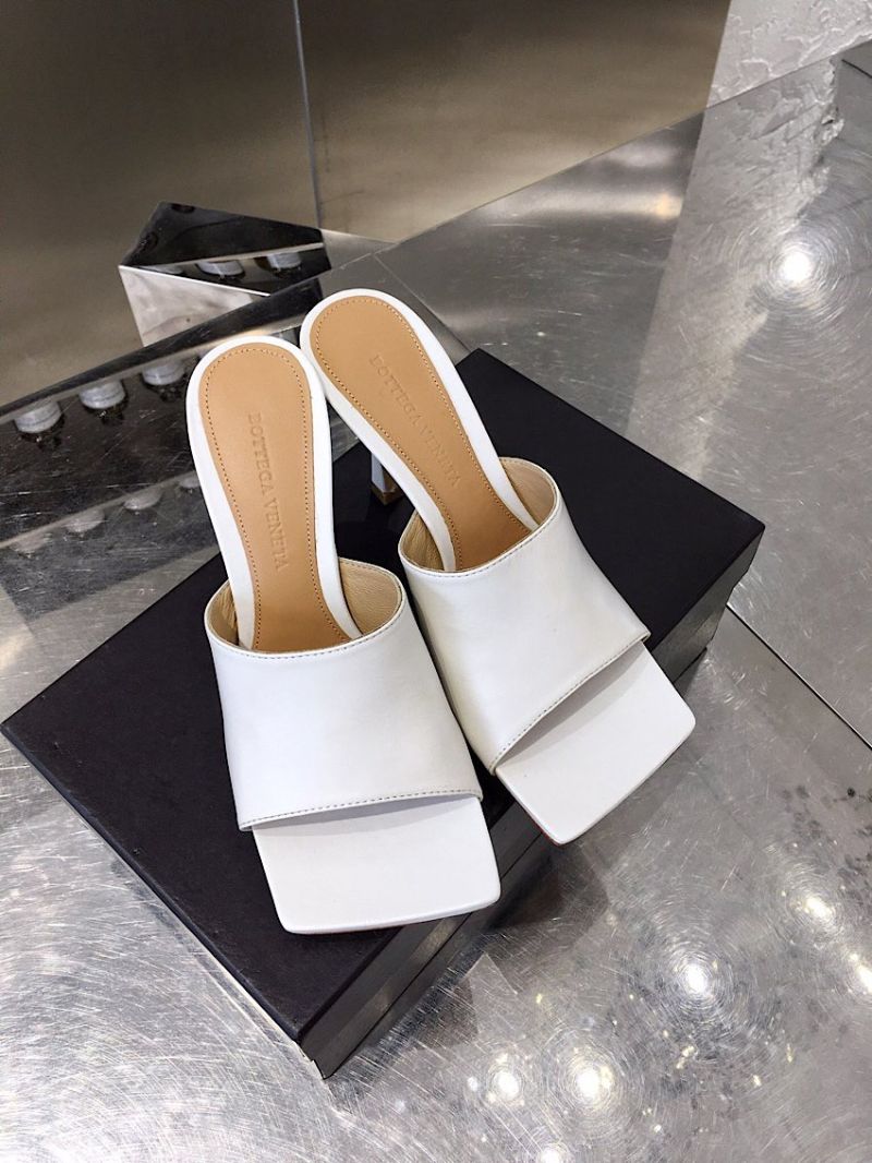 Bottega Veneta BV Stretch Sandals 610538 White