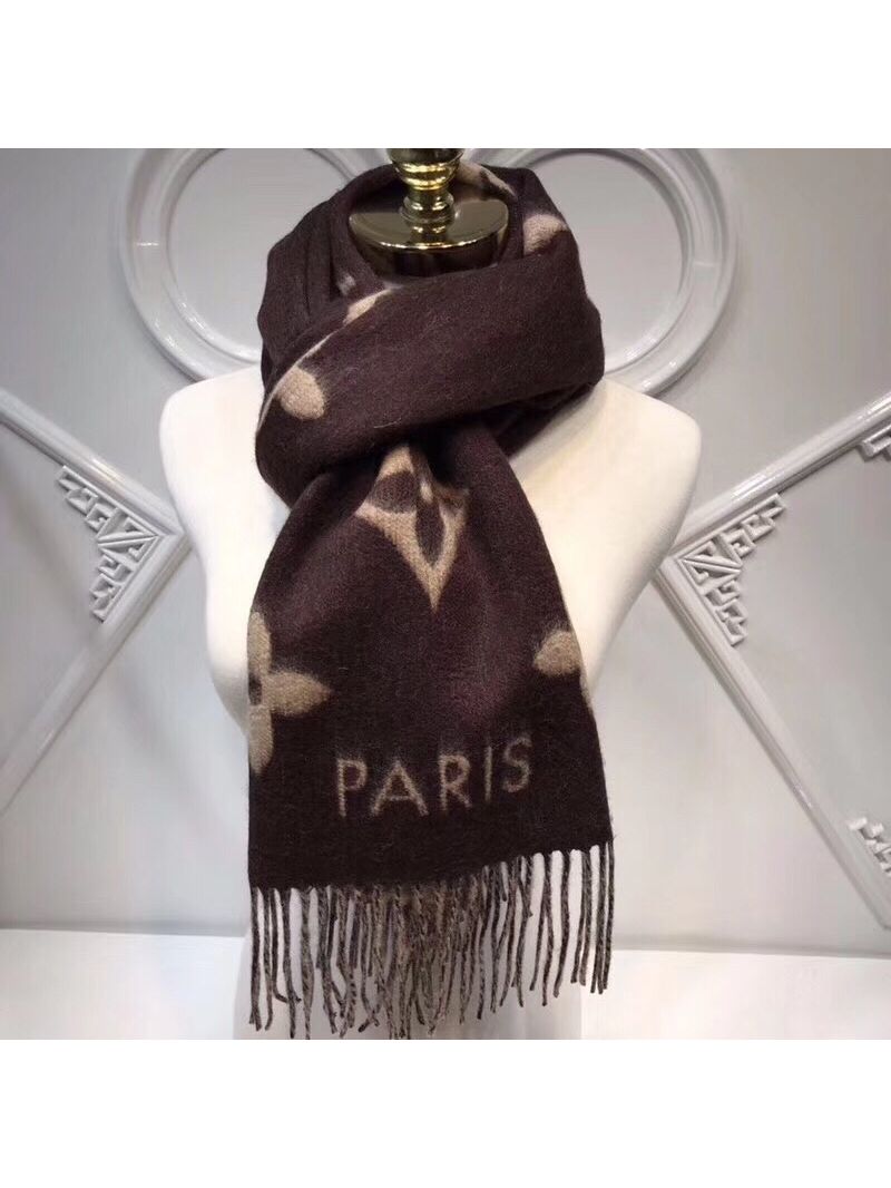 Louis Vuitton LV Reykjavik Scarf M71126 Brown