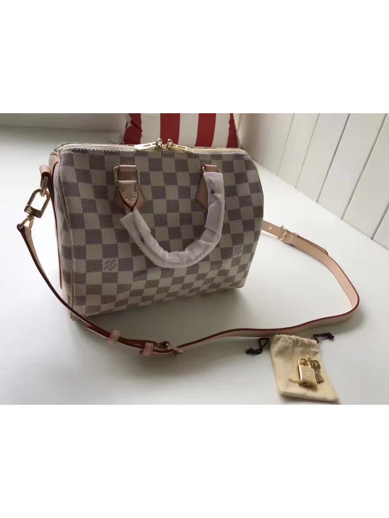 Louis Vuitton SPEEDY BANDOULIÈRE damier azur canvas 25 30 35