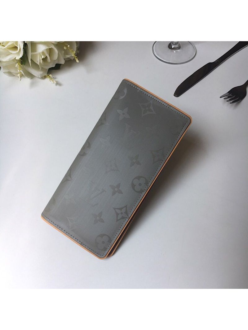 Louis Vuitton LV Brazza Wallet Monogram Titanium M63236