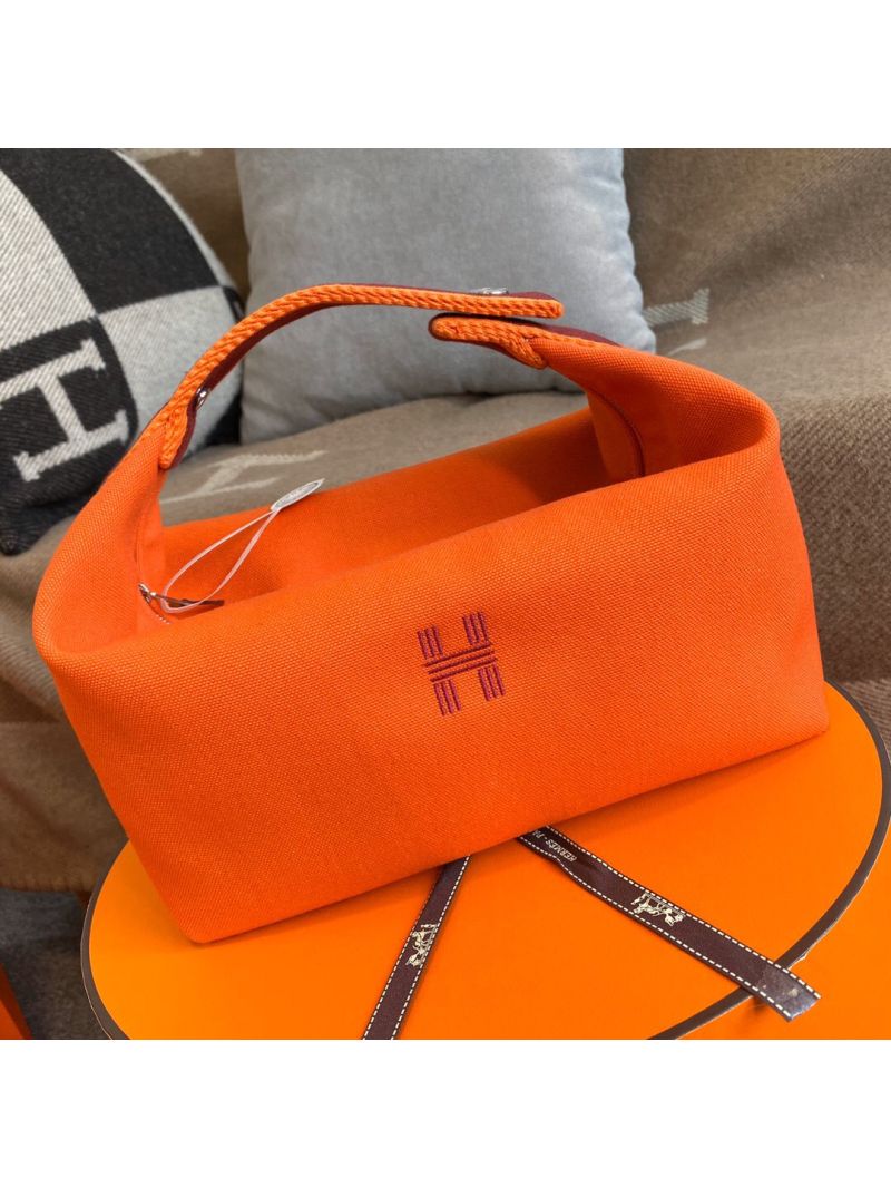 Hermes Bride-A-Brac Case 2 Sizes H103223 Orange