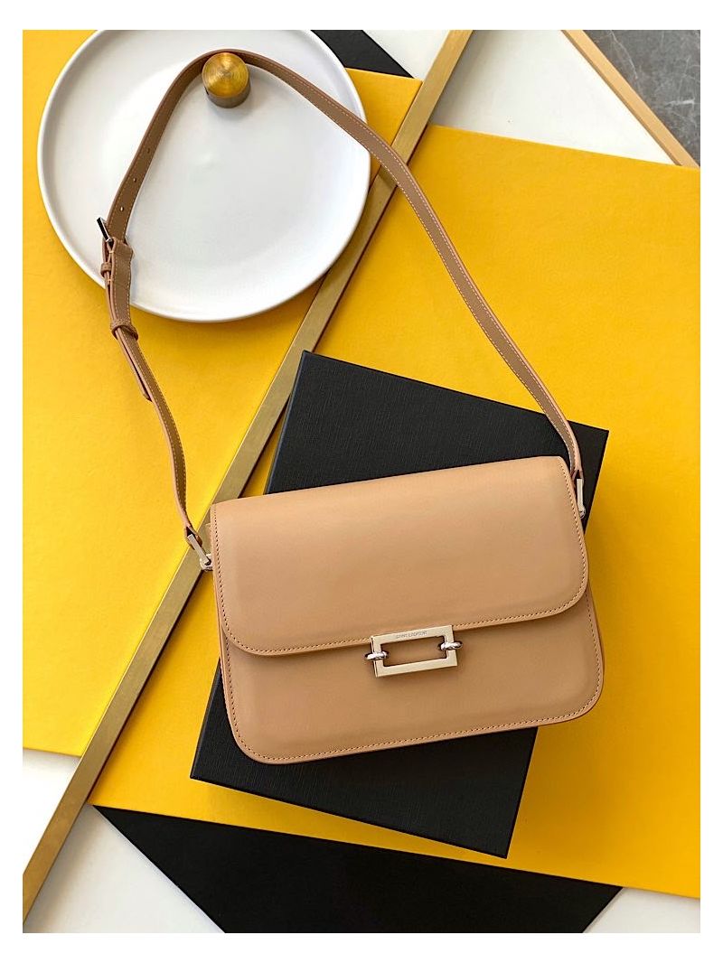 YSL Saint Laurent Le Pavé Satchel In Smooth Leather 6571862 Beige