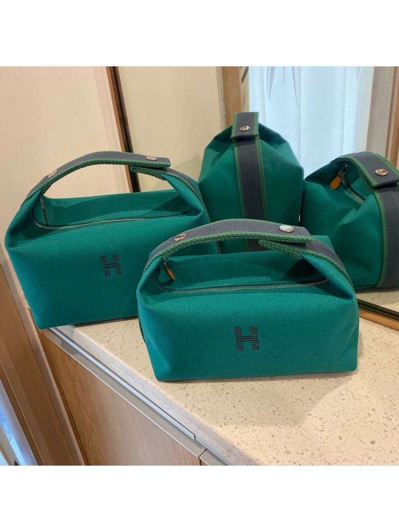 Hermes Bride-A-Brac Case 2 Sizes H103223 Green