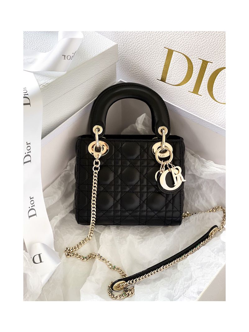 Dior Lady Dior in Black Lambskin