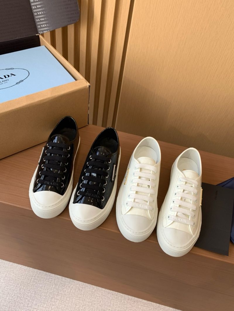 Prada Naplak Patent Leather Sneakers 1E770N