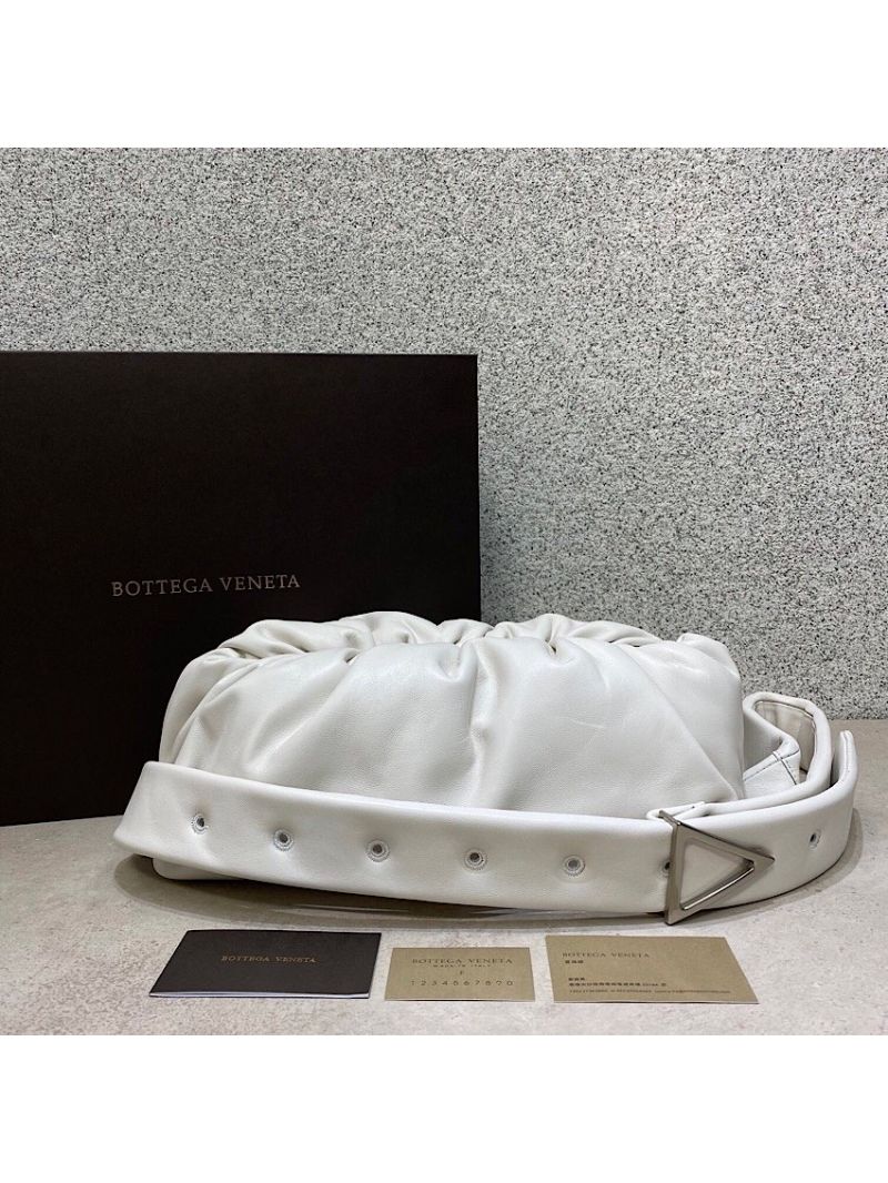 Bottega Veneta The Body Pouch Crossbody Bag 620954 White