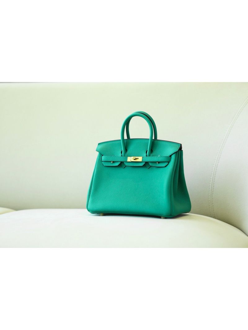 Hermes Birkin Vert Vertigo Togo Leather