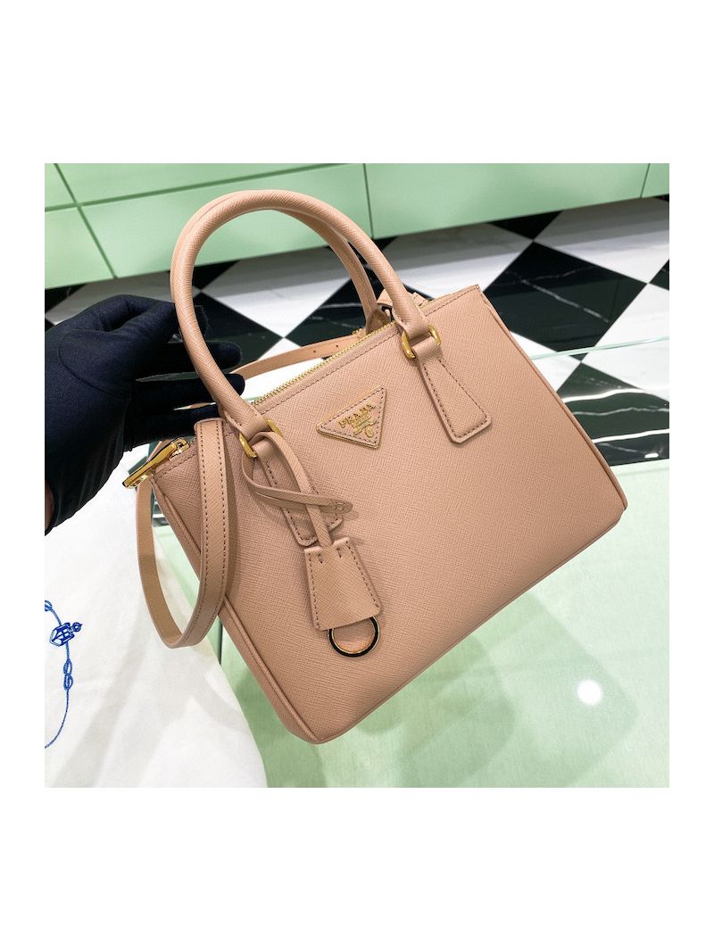 Prada Galleria Saffiano leather small bag 1BA896 Powder Pink