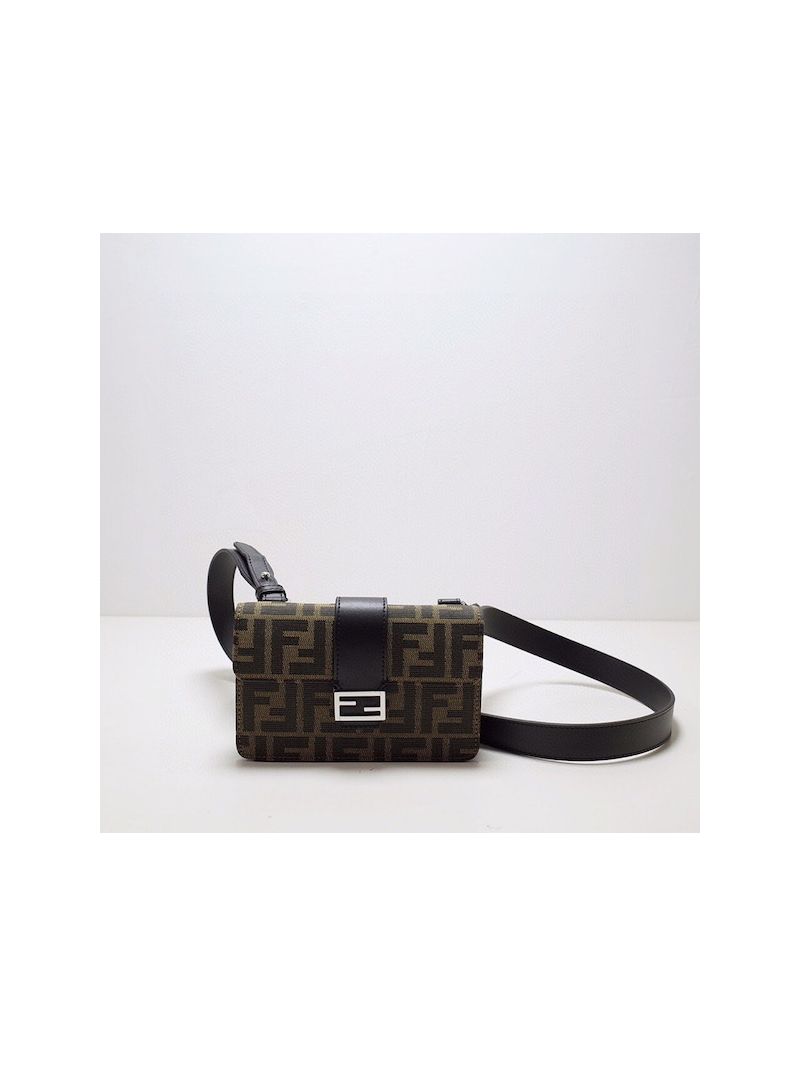 Fendi Baguette Pouch FF fabric bag 7M0295