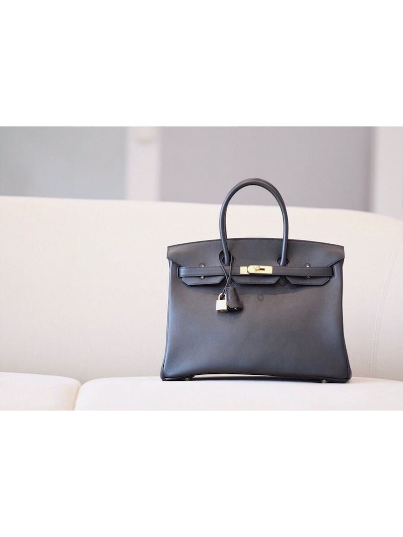 Hermes Birkin Bag in Swift Leather Black