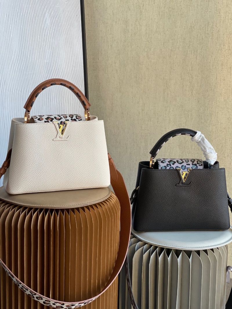 Louis Vuitton LV Capucines BB with Signature Animal Print M58720 Black