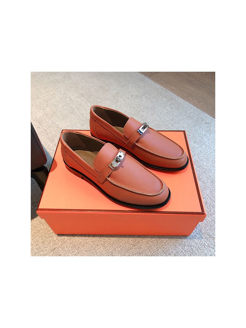 Hermes Destin Loafer Epsom Leather H231065Z Rose