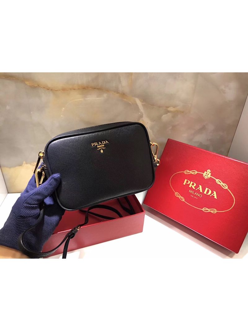 Prada Saffiano Leather Camera Bag 1BH036