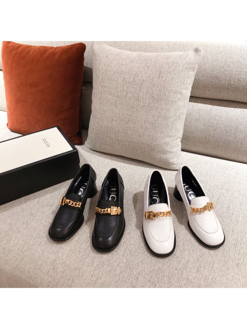 Gucci Women's Sylvie Mid-heel Loafer With Chain 626767