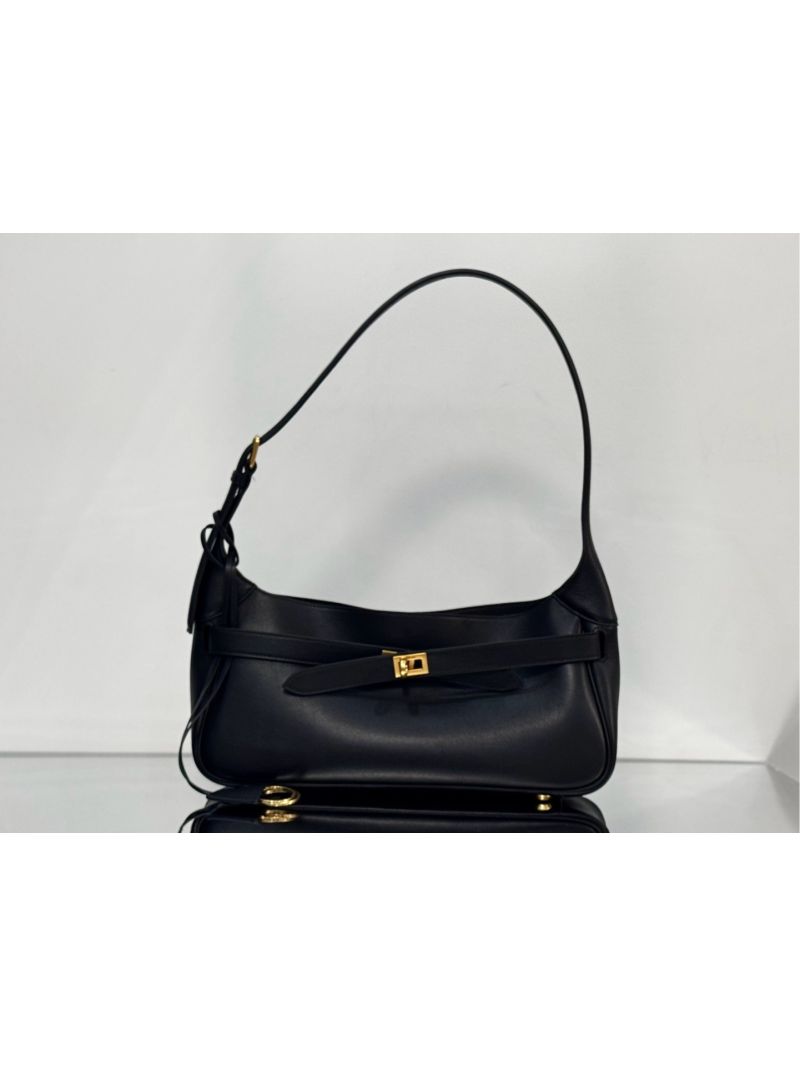 Balenciaga Bel Air Small Shoulder Bag 8106802 Black with Gold Hardware