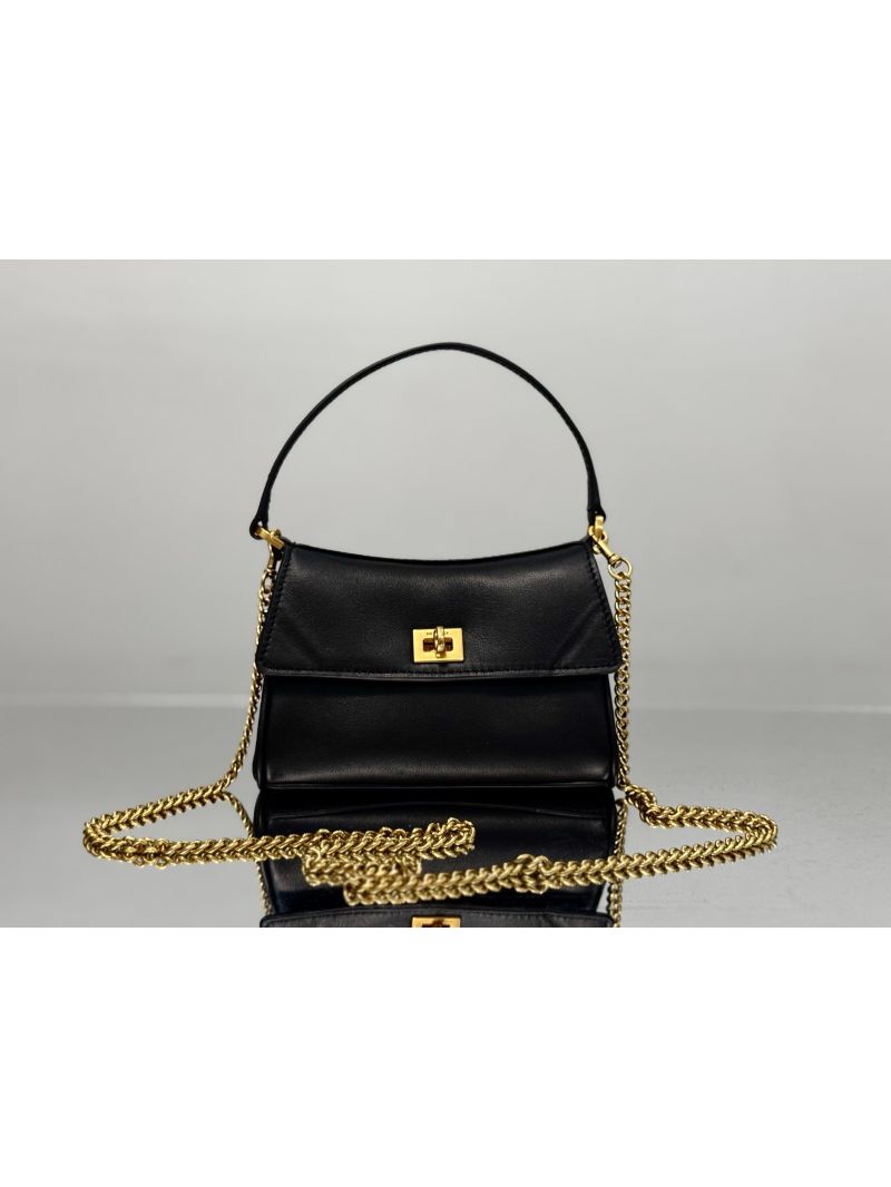 Balenciaga Women's Rodeo Nano Bag With Chain In Black 819429