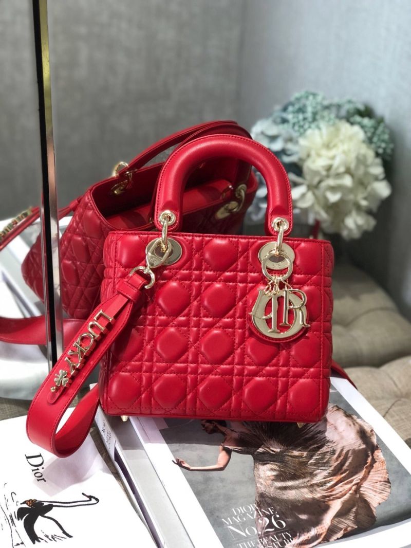 Dior My ABCdior Lady Dior Bag M0538 Red