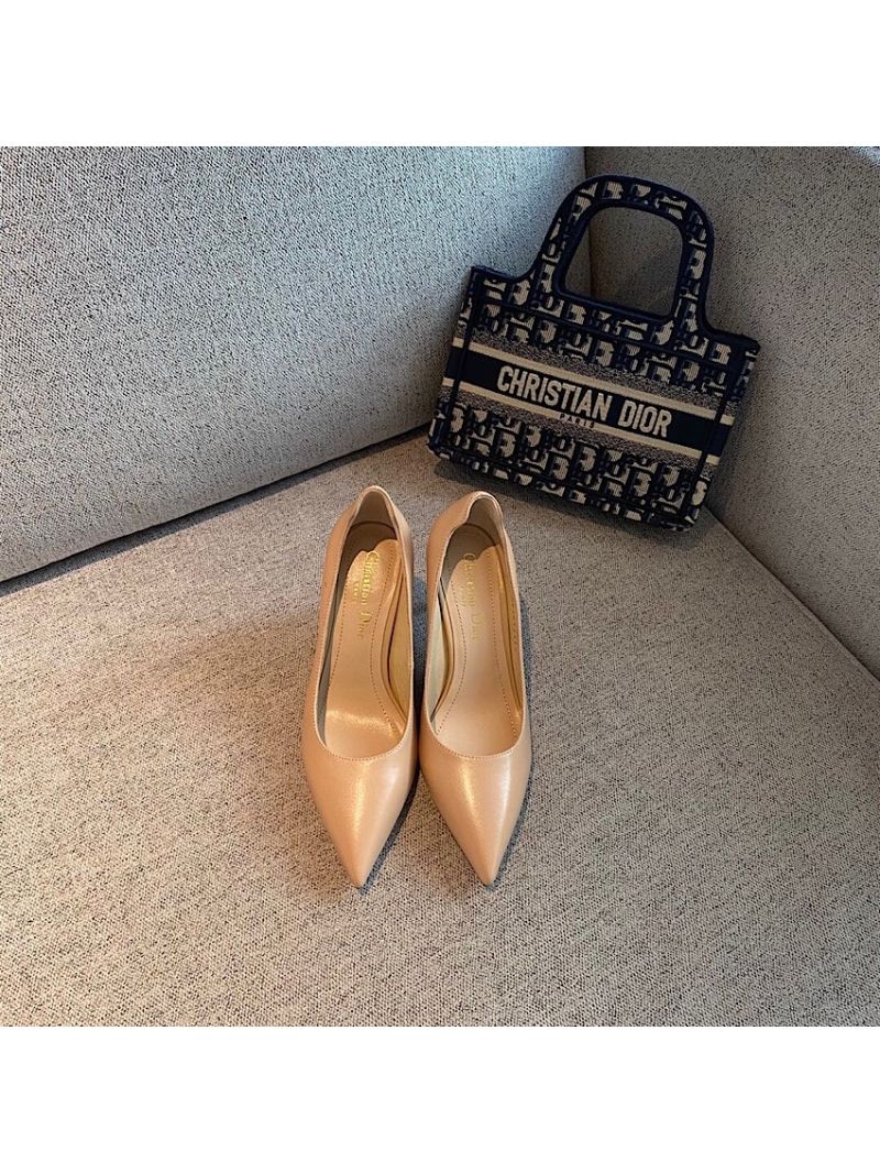 Dior D-Moi Pump Nude Lambskin KDP487