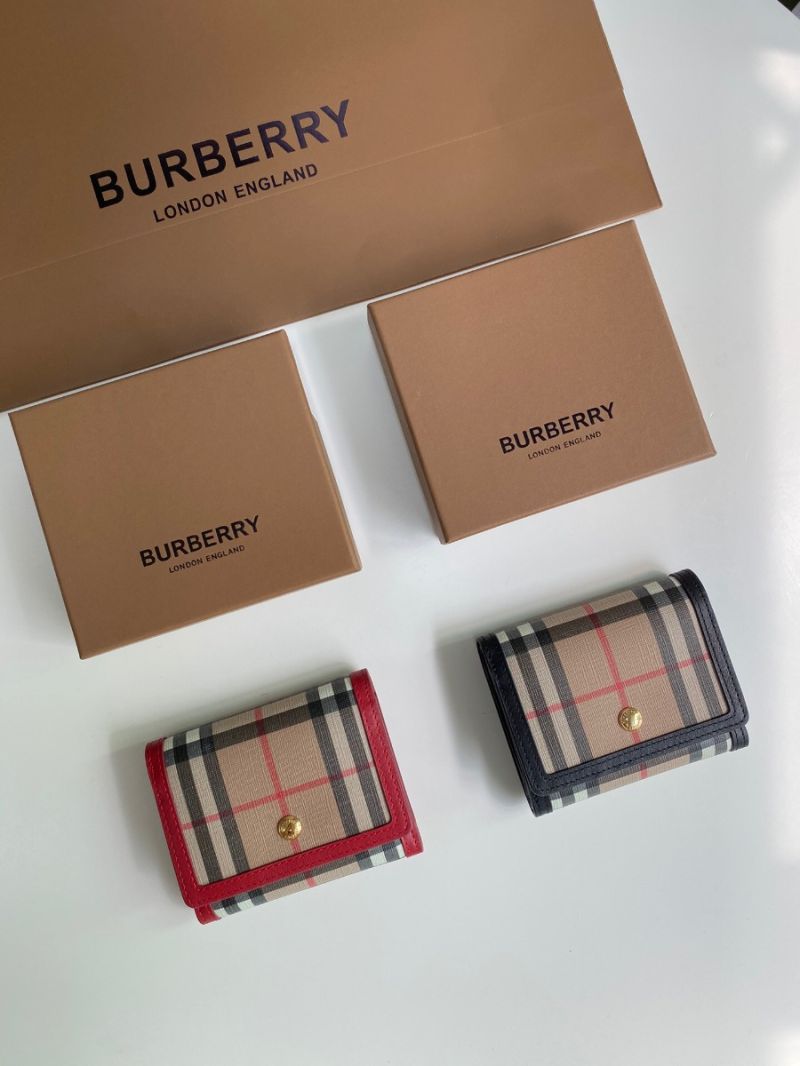 Burberry Small Vintage Check E-canvas Folding Wallet 80217351 