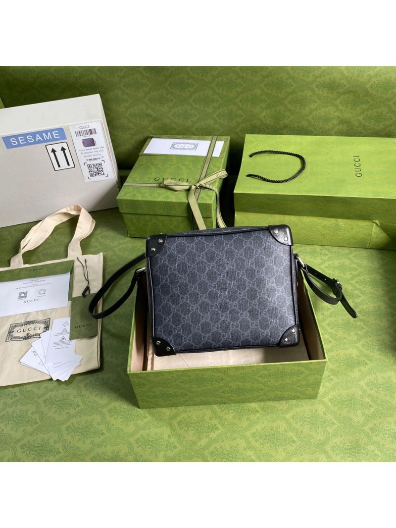 Gucci GG Shoulder Bag 626363 Black GG Supreme