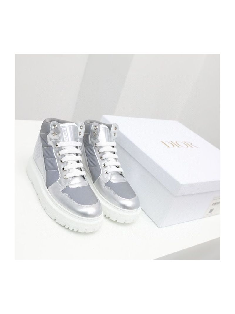 Dior D-Player Sneaker Grey Quilted Nylon KCK315N