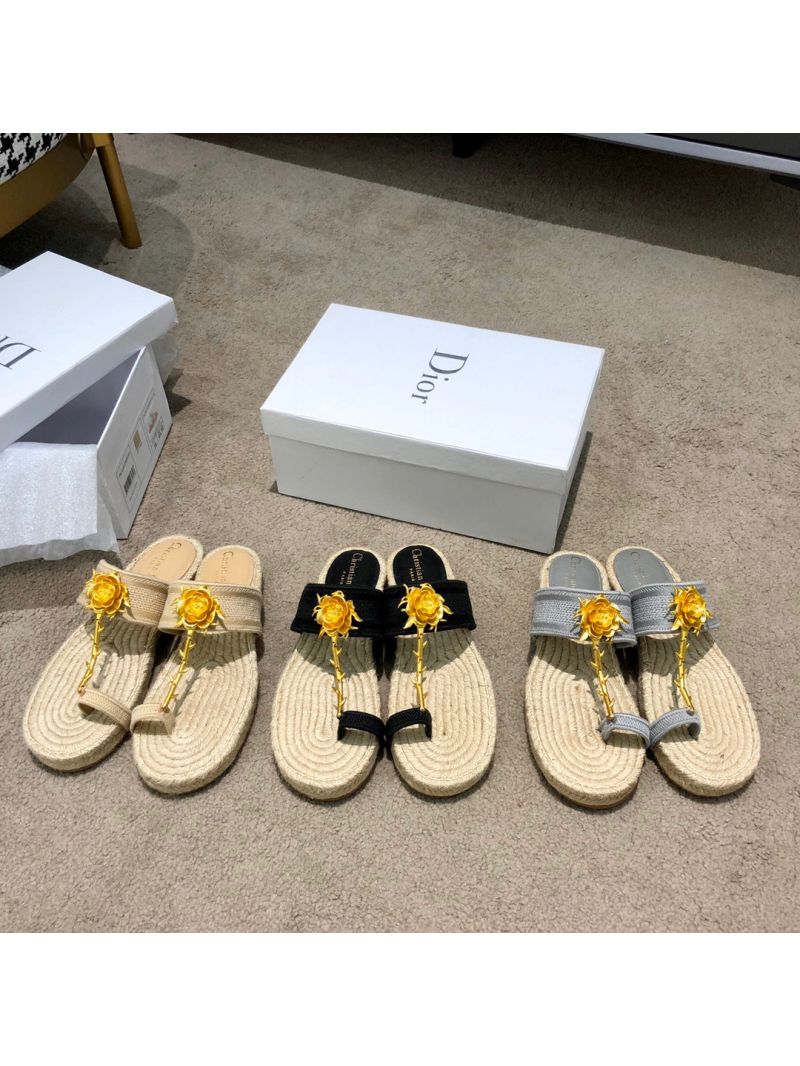 Dior Jardin Thong Sandal KCQ417 Beige