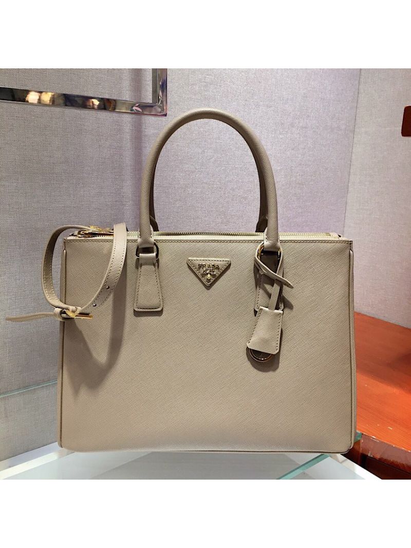 Prada Galleria Saffiano Leather Tote Bag 1BA274 Nude 