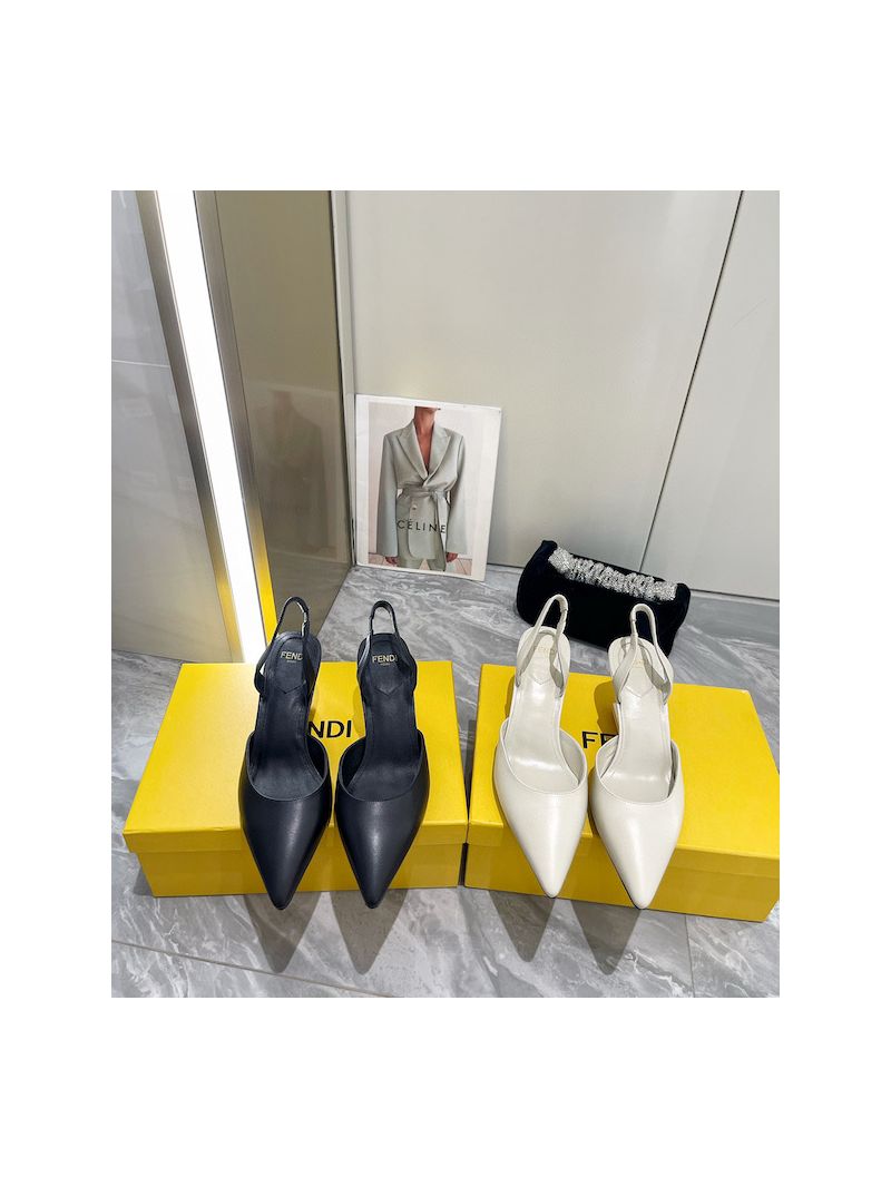 Fendi First leather medium-heeled 65mm sandals 8R8331