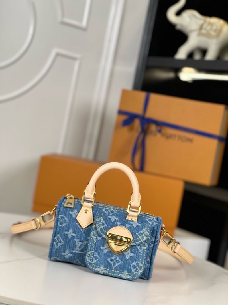 Louis Vuitton LV Nano Speedy in Monogram Denim M82950