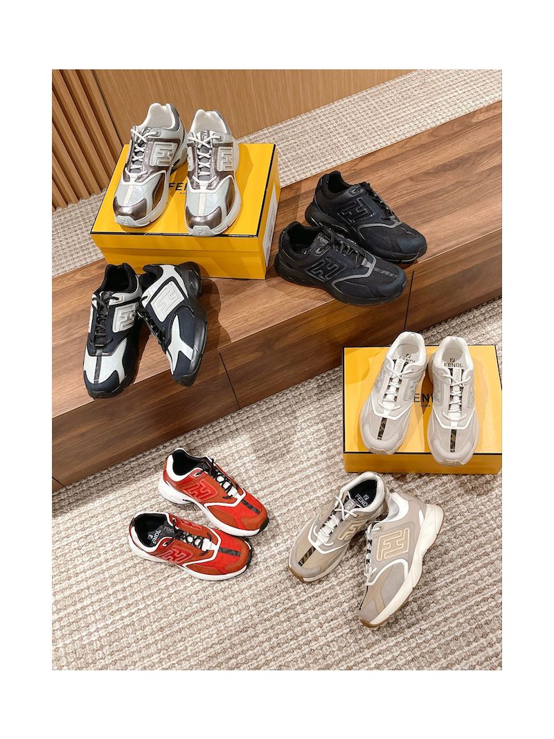 Fendi Faster Trainers nylon low-tops 7E1555
