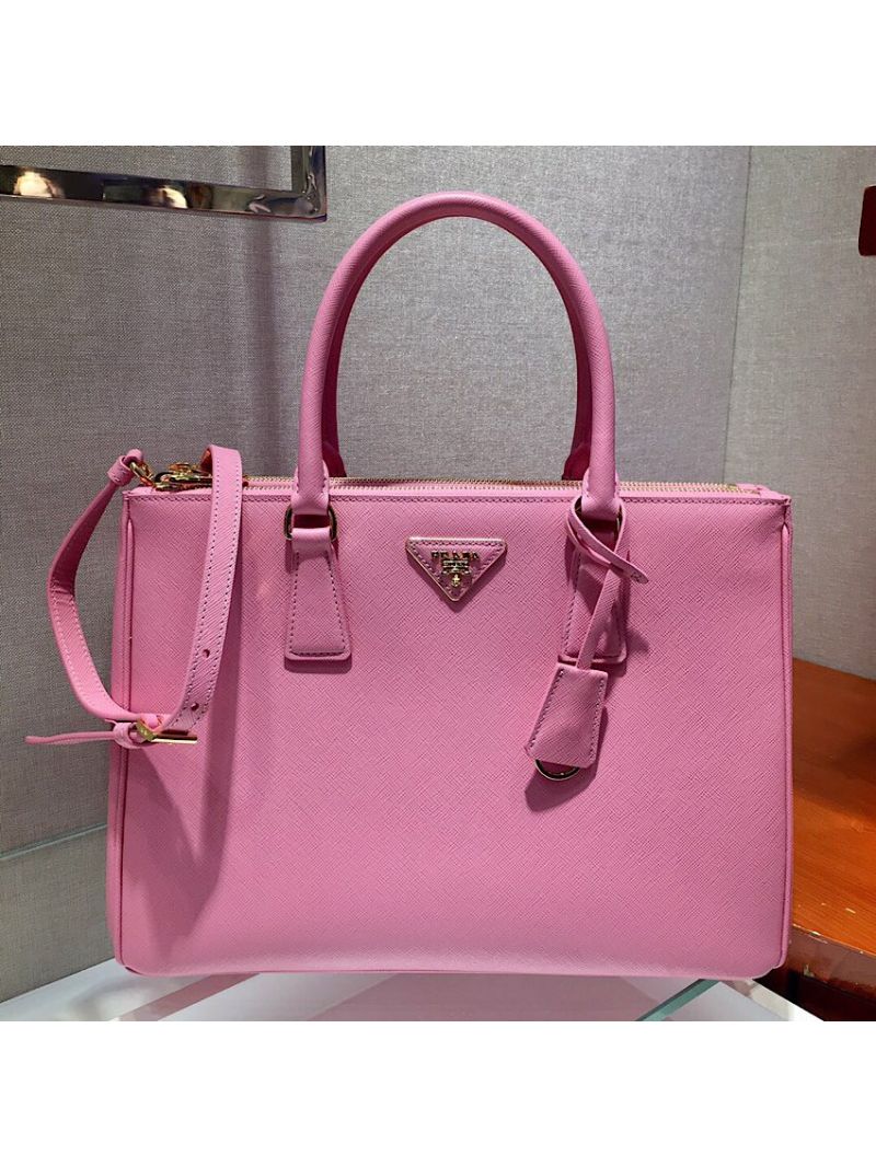 Prada Galleria Saffiano Leather Tote Bag 1BA274 Pink
