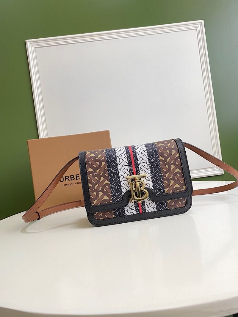 Burberry Monogram Stripe E-canvas TB Bag 80103351