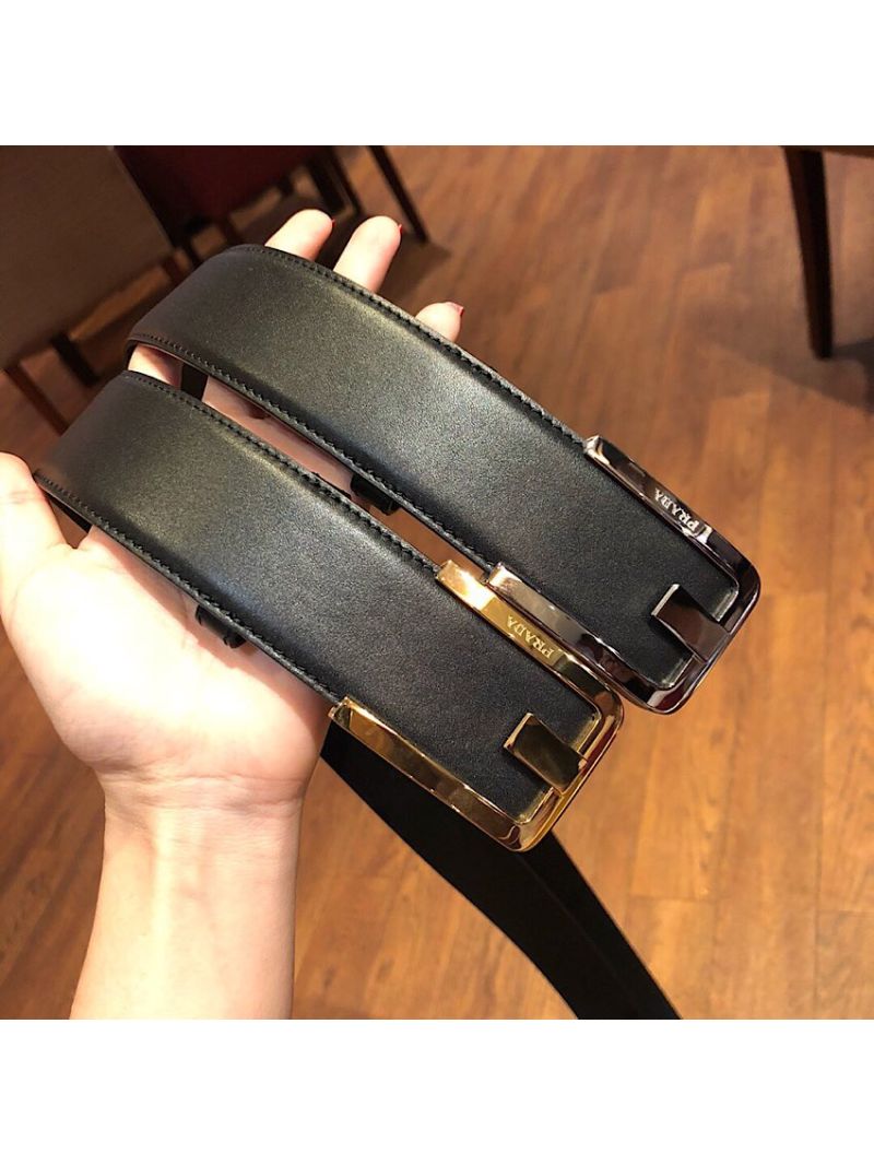 Prada Smooth Leather Belt 2CM105 