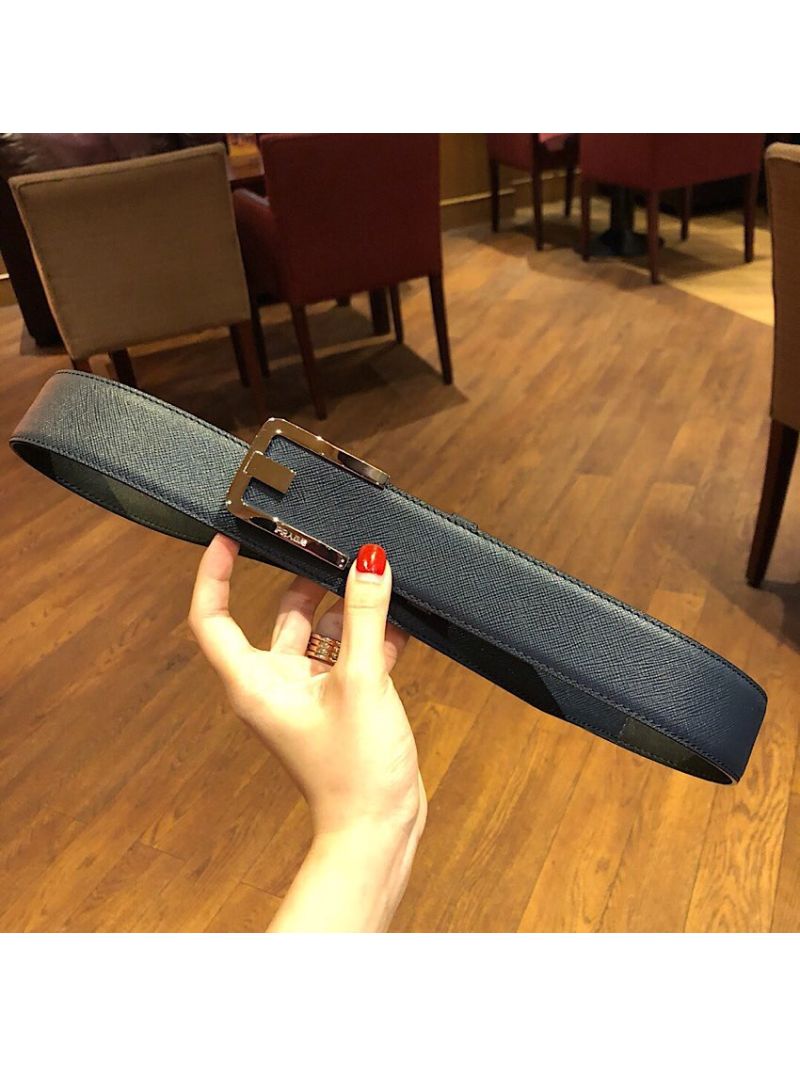 Prada Saffiano Leather Belt 2CM105 