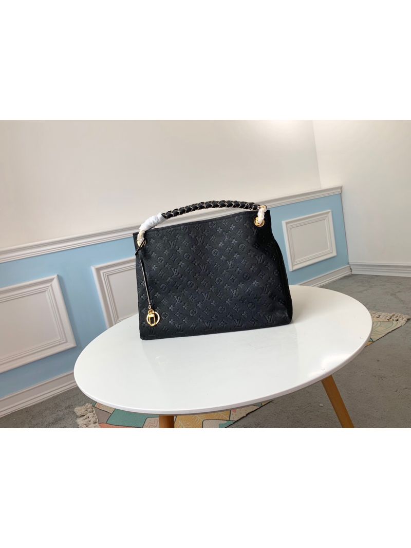 Louis Vuitton LV Artsy MM Braided Tote Monogram Empreinte M52731 Noir