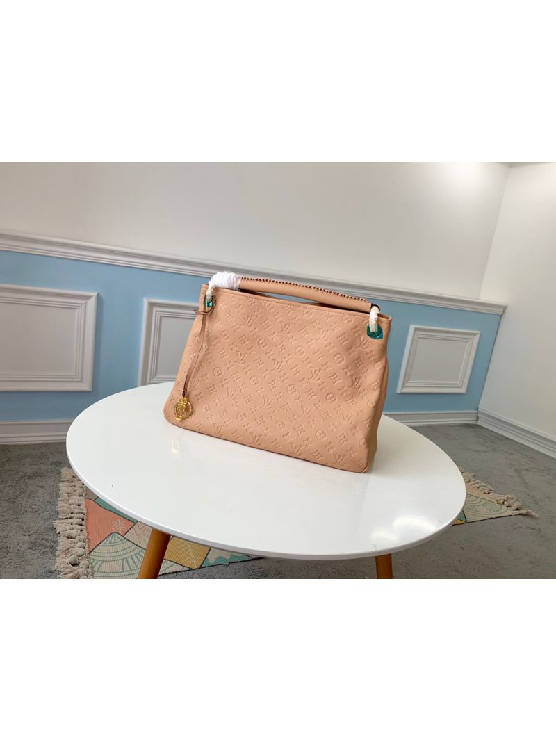 Louis Vuitton LV Artsy MM Monogram Empreinte M44456 Beige