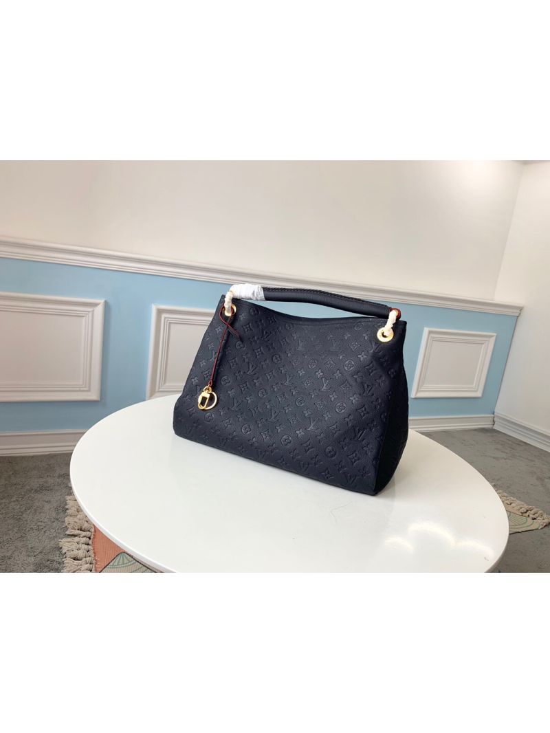 Louis Vuitton LV Artsy MM Monogram Empreinte M44456 Marine Rouge