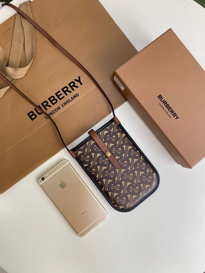 Burberry Print E-canvas Phone Case with Strap 80267361