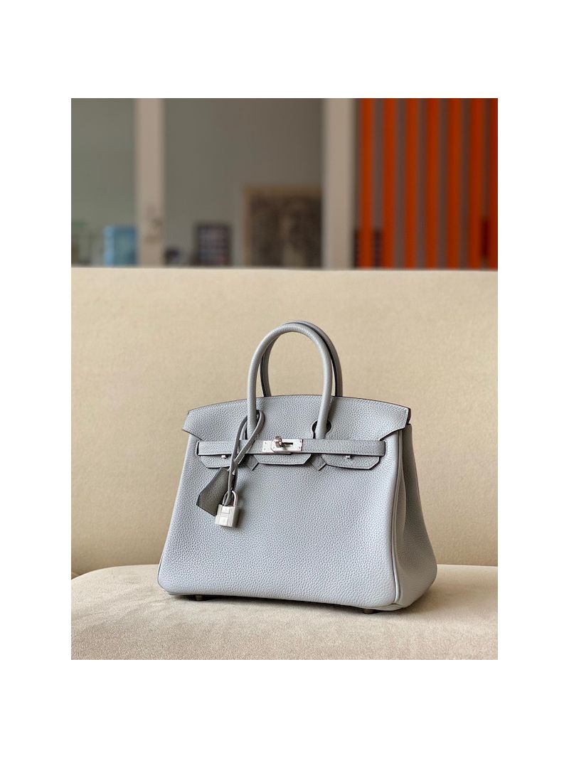 Hermes Birkin Togo Leather 8U Bleu Glacier