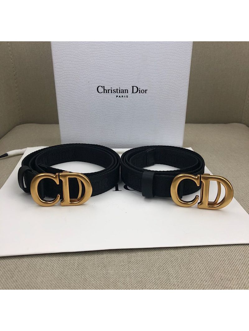Dior CD Saddle Nylon Belt