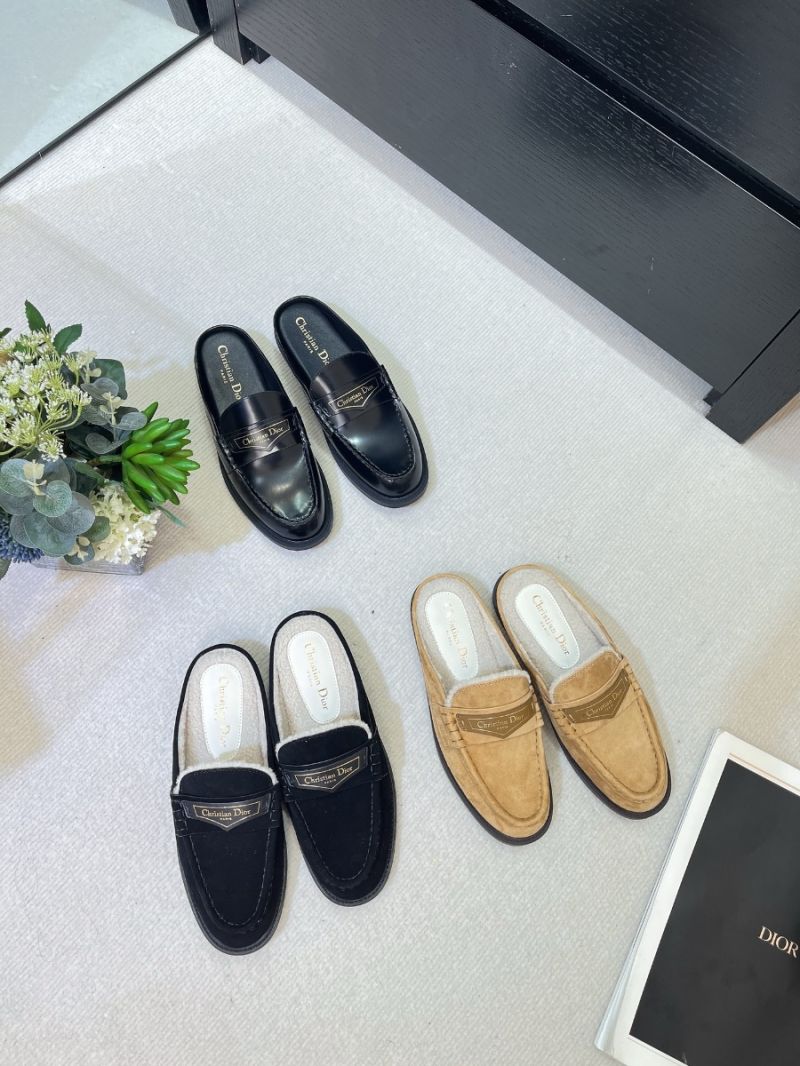 Dior Boy Mule Black Brushed Calfskin KDB920