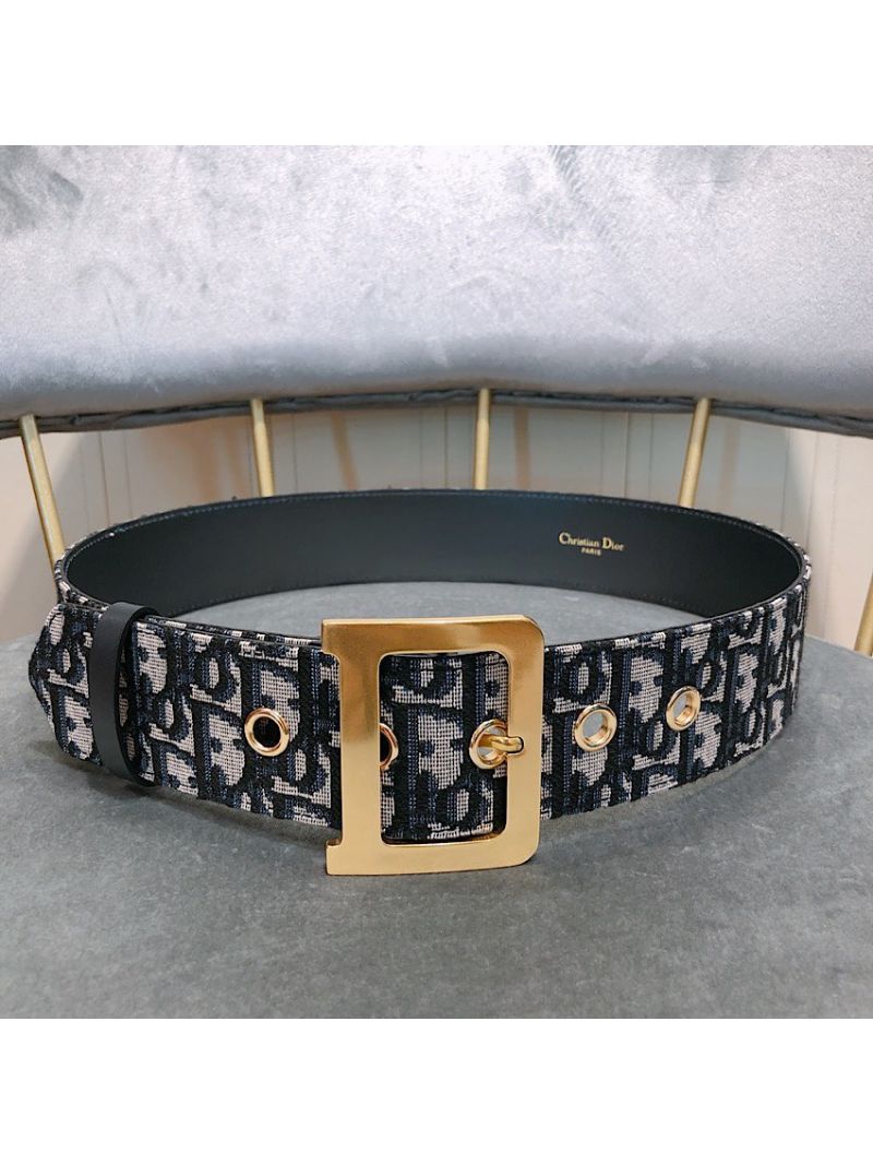 Dior Diorquake Dior Oblique Belt 55mm Blue