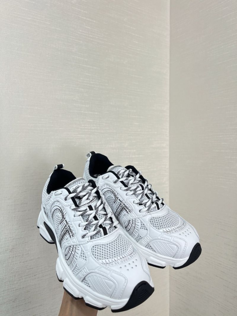 Dior Chrono Sneaker Mesh and White Leather-Effect Panels KCK414TXX