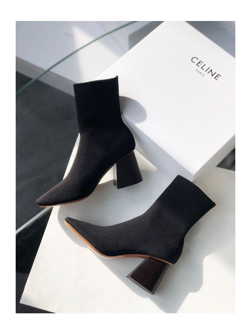Celine Sock Ankle Boots 70mm 367928