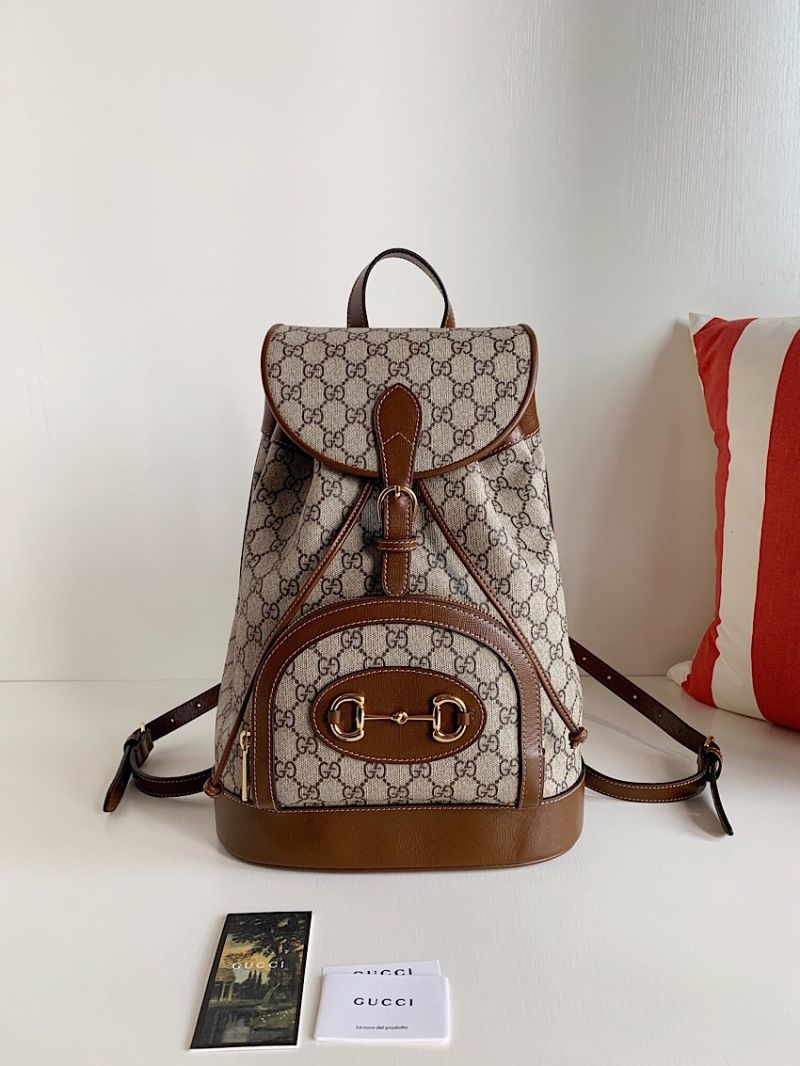 Gucci GG Supreme 1955 Horsebit Backpack 620849