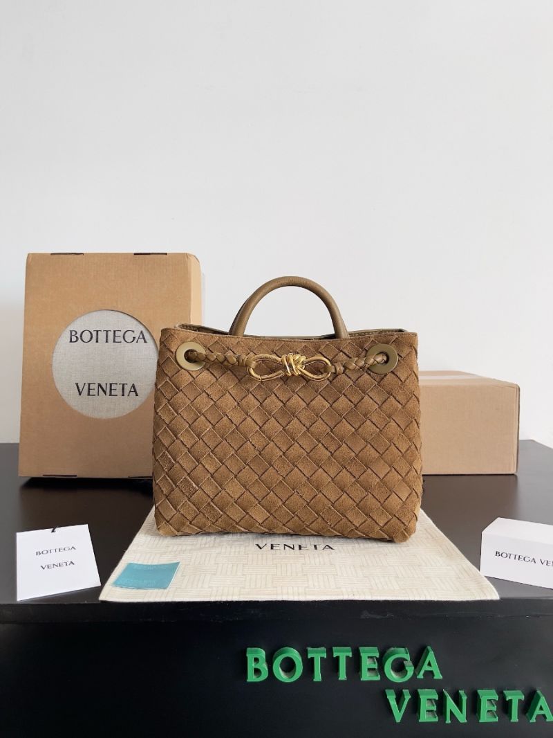 Bottega Veneta BV Small Andiamo 766014 Suede brown