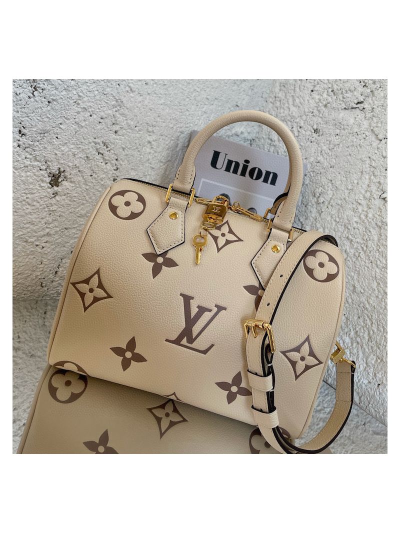Louis Vuitton LV Speedy Bandoulière 25 Bi-Color M58947 Creme